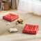 Set of 2 Outdoor Indoor Chair Cushions with Thick Cotton Filling and Reversible Design
